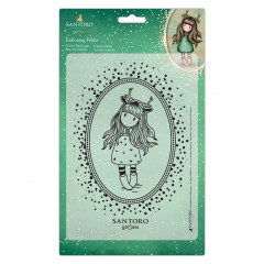 Gorjuss Embossing Folder - Doe Eyed